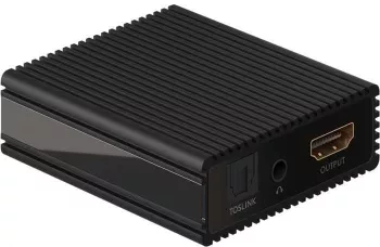 Audio Extractor Ultra HD 4K 60Hz V2.0 HDMI - HDMI TOSLINK 3.5 mm audio casti Goobay 58477 