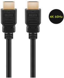 Cablu HDMI V2.0 4K Ultra HD 60Hz 2160p ARC Ethernet 15+1p tata - HDMI 15+1p tata aurit 7.5m Goobay 