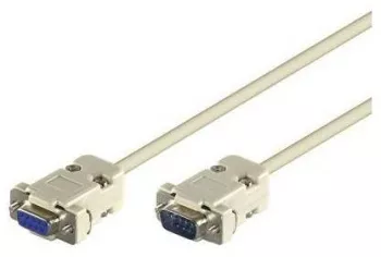 Cablu serial RS232 DB9 tata la DB9 mama 2m 1 1 Goobay 