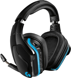 Casti gaming Wireless Logitech G935 RGB Lightsync surround 7.1 multiplatforma Negru Resigilat