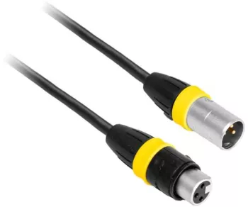 Cablu PROFESIONAL audio DMX IP65 XLR tata - XLR mama 5m 18-5558 BST 