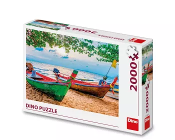 Puzzle Barcile pescarilor 2000 piese - DINO TOYS 