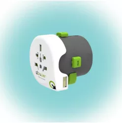 Adaptor calatorii Qdapter +USB AUSTRALIA CHINA IT UK CH BRAZIL USA EURO 2.100110 