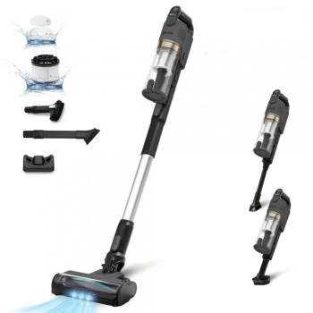 Aspirator vertical Levoit LVAC-200 180W 0.7l Autonomie pana la 50 min Turbo Perie cu LED Negru 