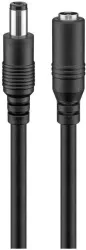 Cablu prelungitor 2.1x5.5mm DC 3m cupru AWG20 0.5mm mama-tata Goobay 