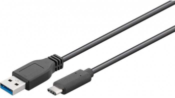 Cablu USB 3.0 - USB Type C 2m negru Goobay 