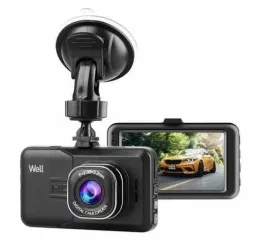 Camera auto Well Trace 1080p FHD 720p ecran 3 DVR-CAR-TRACE-WL 