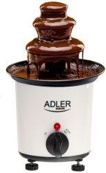 Fantana de ciocolata Adler AD 4487 30W 200ml 80C indicator luminos alb 