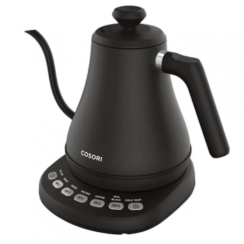 Fierbator electric Cosori CO108-NK-EUR 1200W 0.8l Gat curbat Control Strix 5 setari Negru