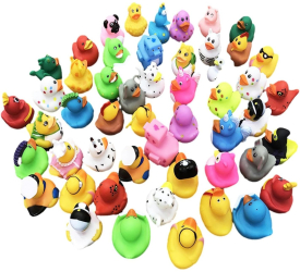 Set 50 Ratuste pentru Baie Flippy 6x5.5x5.5 cm Multicolore 
