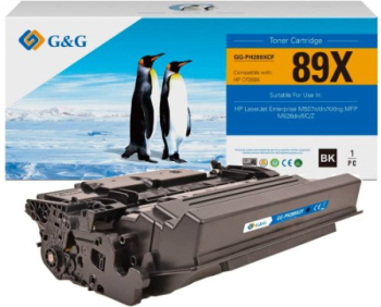 Toner Premium G&G 10K HP 89X Black CF289X HP89X pentru LaserJet Enterprise MFP M528dn M528f Flow M528c M507x M507n M507dn M528z 