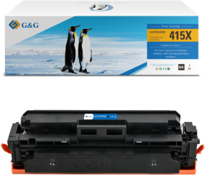 Toner Premium G&G 7.5K HP 415X Black W2030X HP415X pentru Color LaserJet Pro M454dn M454dw MFP M479dw M479fdn M479fdw M479fnw 
