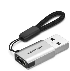 Adaptor cu Functia OTG Type-C la USB 3.0 5Gbps Game Audio - Vention CDPH0 - Gray 