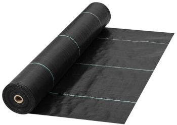 Folie antiburuieni polipropilena tesuta neagra Latime 0.9 m Lungime 91.4 m 165 g/m 