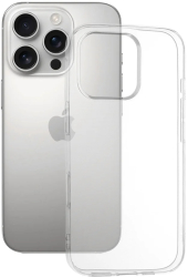 Husa pentru iPhone 16 Pro - Techsuit Clear Silicone Big Lens Hole - Transparent 