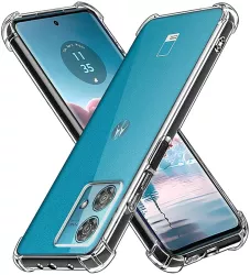 Husa pentru Motorola Edge 40 Neo - Techsuit Shockproof Clear Silicone - Clear 