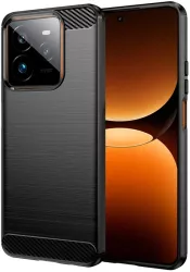 Husa pentru Realme GT 7 Pro - Techsuit Carbon Silicone - Black 