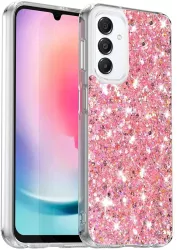 Husa pentru Samsung Galaxy A16 4G / A16 5G - Techsuit Sparkly Glitter - Pink 
