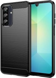 Husa pentru Samsung Galaxy A26 5G - Techsuit Carbon Silicone - Black 