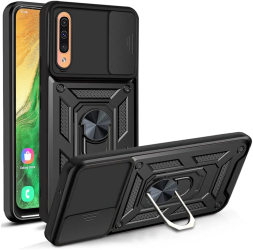 Husa pentru Samsung Galaxy A30s / A50 / A50s - Techsuit CamShield Series - Black 