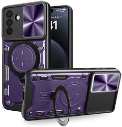 Husa pentru Samsung Galaxy A56 5G - Techsuit CamGuard Pro - Purple 