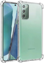 Husa pentru Samsung Galaxy Note 20 4G / Note 20 5G - Techsuit Shockproof Clear Silicone - Clear 