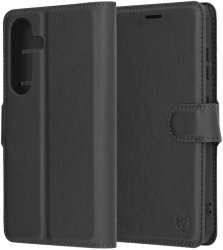 Husa pentru Samsung Galaxy S25 - Techsuit Leather Folio - Black 
