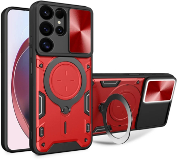 Husa pentru Samsung Galaxy S25 Ultra - Techsuit CamGuard Pro - Red