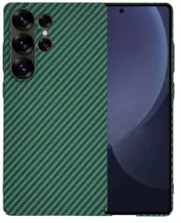 Husa pentru Samsung Galaxy S25 Ultra - Techsuit Carbonite FiberShell - Green 