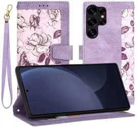 Husa pentru Samsung Galaxy S25 Ultra - Techsuit FlipCraft - Mysterious Purple