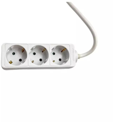 Prelungitor Well 3 prize 3m cablu 3x1.5mmp 16A 3500W alb EXTS-3S3M/04-WL 