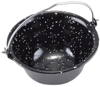 Ceaun pentru servire emailat 0.8 L negru perlat Perfect Home 