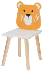 Scaunel pentru copii din lemn model cu leut 49 5x23 5x29 cm