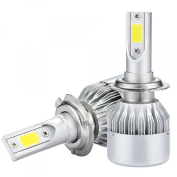 Set 2xBecuri far LED C6 H7 36w 7600lm 12V 