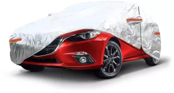 Prelata pentru Autoturisme culoare argintie marimea L 480 x 180 x 120cm 