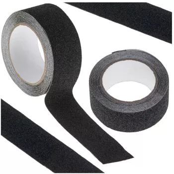 Banda de protectie Anti-Alunecare autoadeziva culoare Negru dimensiune 5m x 5cm
