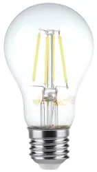 Bec E27 A60 CU FILAMENT DIMABIL LED 8W 700lm 3000K alb cald V-tac SKU-212815 