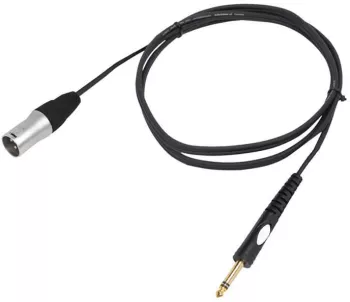Cablu audio XLR tata 3 pin - Jack 6.35 mm tata aurit 6m balansat BST PRO 15-5728 XLRM/JACKM-6M 