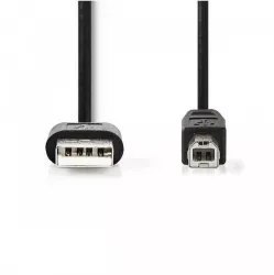 Cablu USB 2.0 Nedis USB-A tata - USB-B tata 2m 