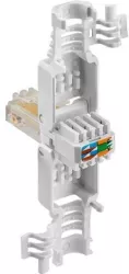 Mufa retea RJ45 8P8C UTP Cat5e neecranat conectare fara scule Goobay 