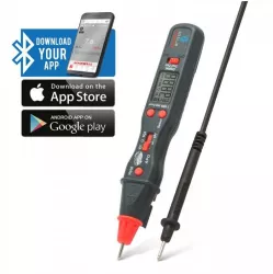 Multimetru digital SMART cu conexiune Bluetooth model stilou Maxwell 