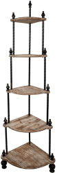 Raft fier lemn 45x45x184 cm 