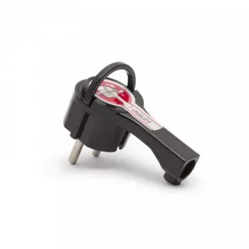 Stecher schuko tata volanta 250V 16A negru 90 grade 05950BK accesorii retea