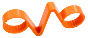 Indicator Siguranta Prezon Inel Dublu 32 mm Portocaliu 