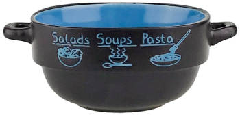 Bol supa salata paste Albastru 7.5x15cm 