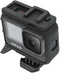 Cadru de protectie marca Surewo pentru camera GoPro Hero 11 cu 2 sisteme de prindere cold shoe culoarea negru 