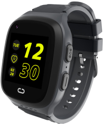 Ceas smartwatch copii Valdus LT31E Nano SIM 4G functie telefon apel video GPS buton SOS negru 