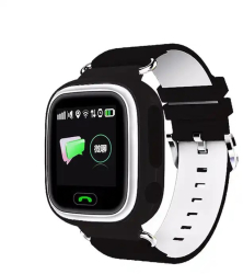 Ceas smartwatch copii Valdus Q90 2G functie telefon GPS+LBS buton SOS negru 