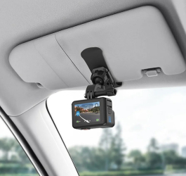 Clema Surewo pentru parasolar auto compatibil cu GoPro Hero 13 12 11 10 9 8 7 6 5 DJI Osmo Action 4 Action 3 