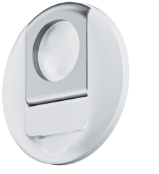 Clips magnetic THD atasare iPhone 16 15 14 13 12 la Apple Macbook utilizare webcam alb 